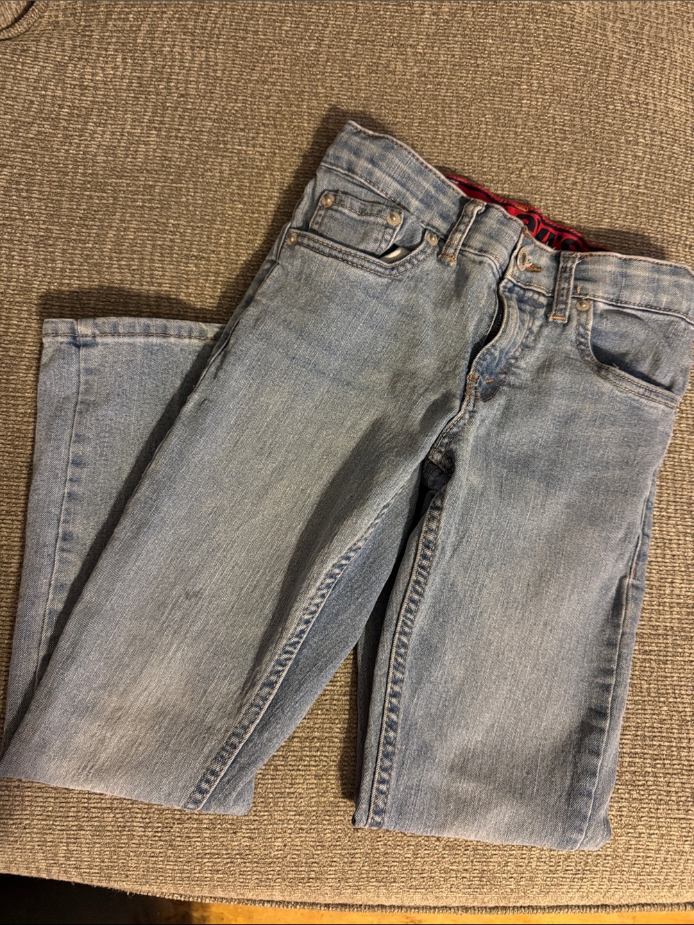 Light Blue Boy's Jeans - Classic Straight Fit
